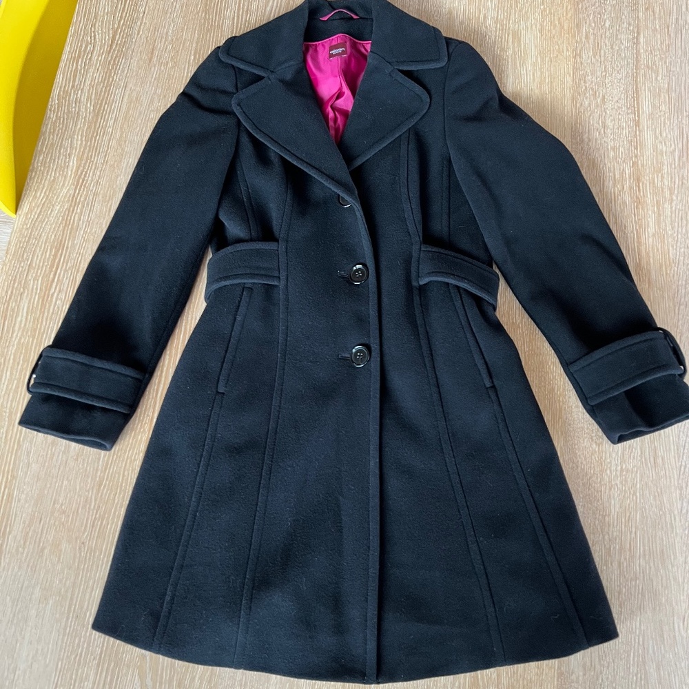 Olsen wool/cashmere blend coat size 4–6